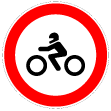 C3E - Trânsito proibido a motociclos simples