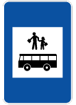 H20C - Paragem de veículos afectos ao transporte de crianças
