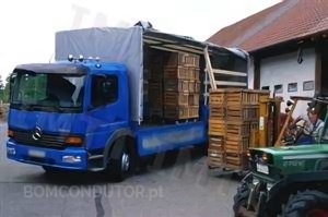 Questão IMT: Num automóvel pesado de mercadorias de dois eixos, concentrar a carga transportada no limite traseiro da caixa de carga: